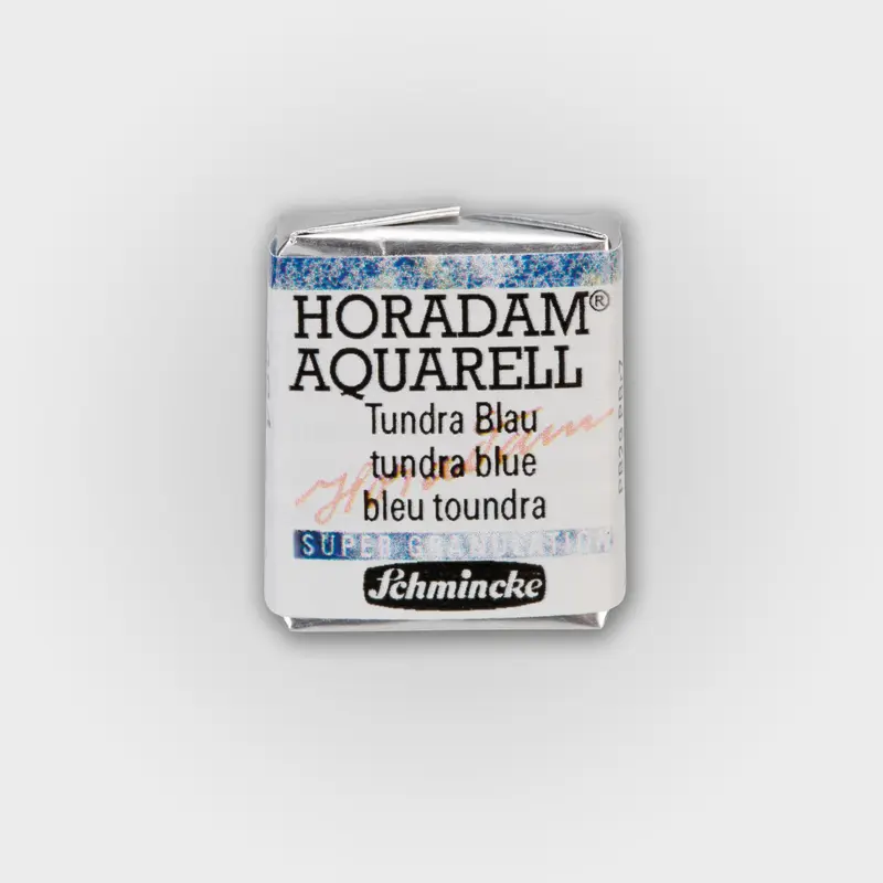 Schmincke Horadam Aquarelverf 984 Tundra Blue half pan 3
