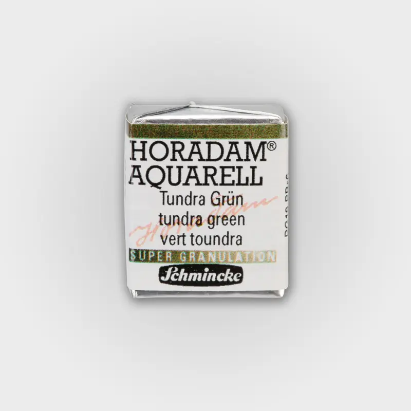 Schmincke Horadam Aquarelverf 985 Tundra Green half pan 3