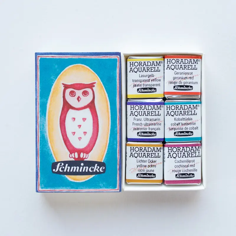 Schmincke Horadam Set Matchbox 6x half pan