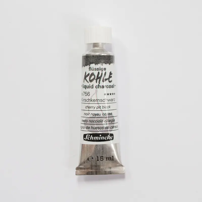 Schmincke Liquid charcoal cherry pit black 15ml