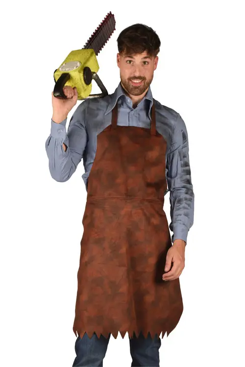 Schort Leatherface bruin
