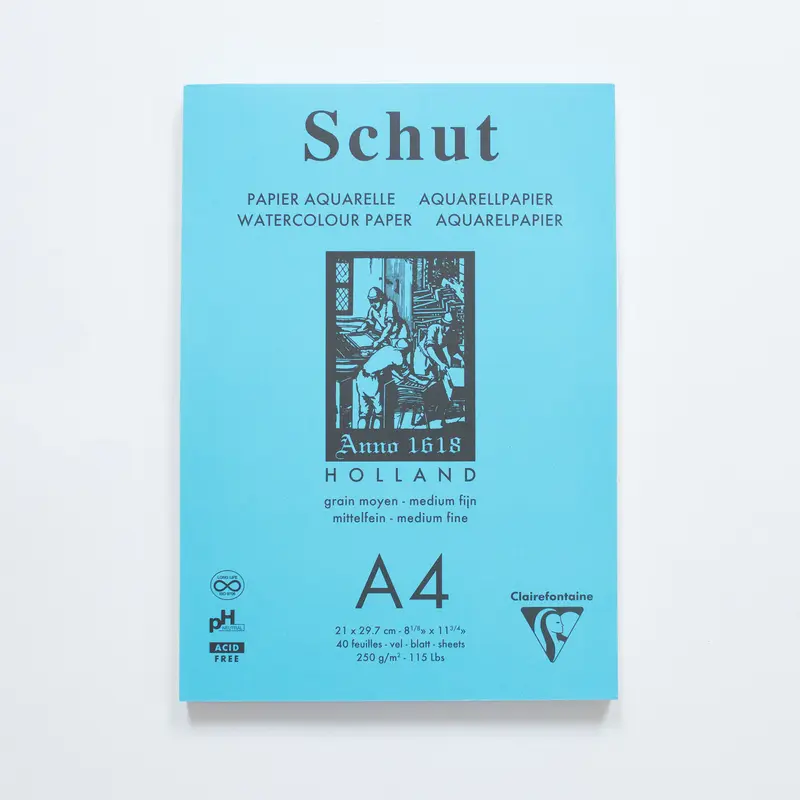 Schut Aquarelpapier A4 250g 40 sheets