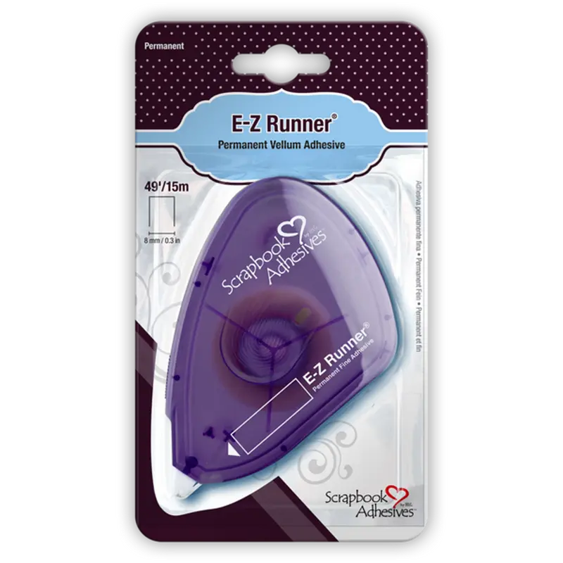 Scrapbook Adhesives - E-Z Runner Permanent Vellum Adhesive - Dispenser