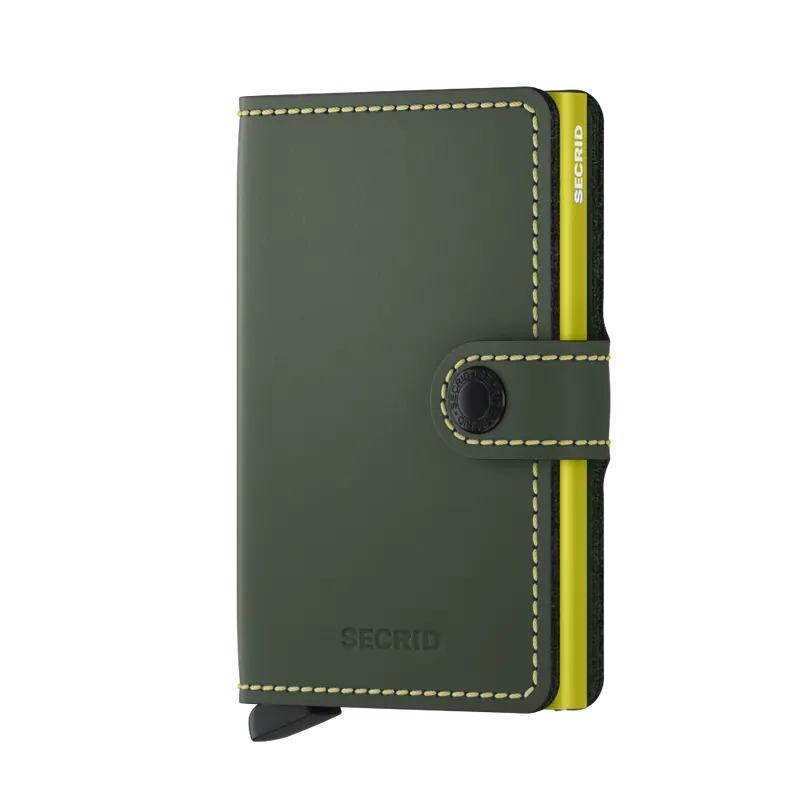 Secrid Miniwallet matte green & lime