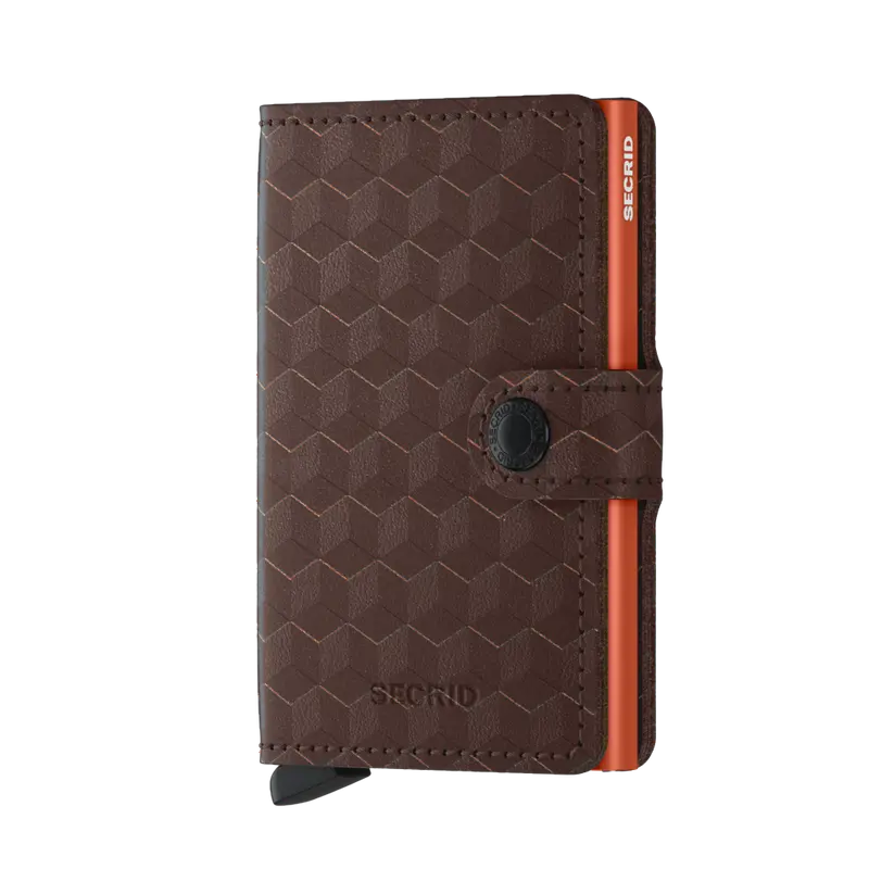 Secrid Miniwallet optical brown - orange