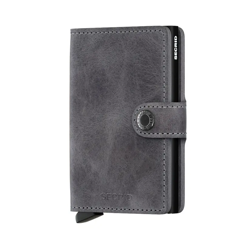 Secrid Miniwallet vintage grey- black