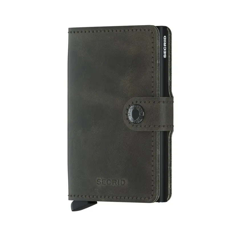Secrid Miniwallet vintage olive - black
