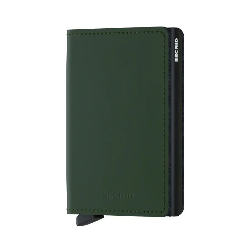 Secrid Slimwallet matte green - black