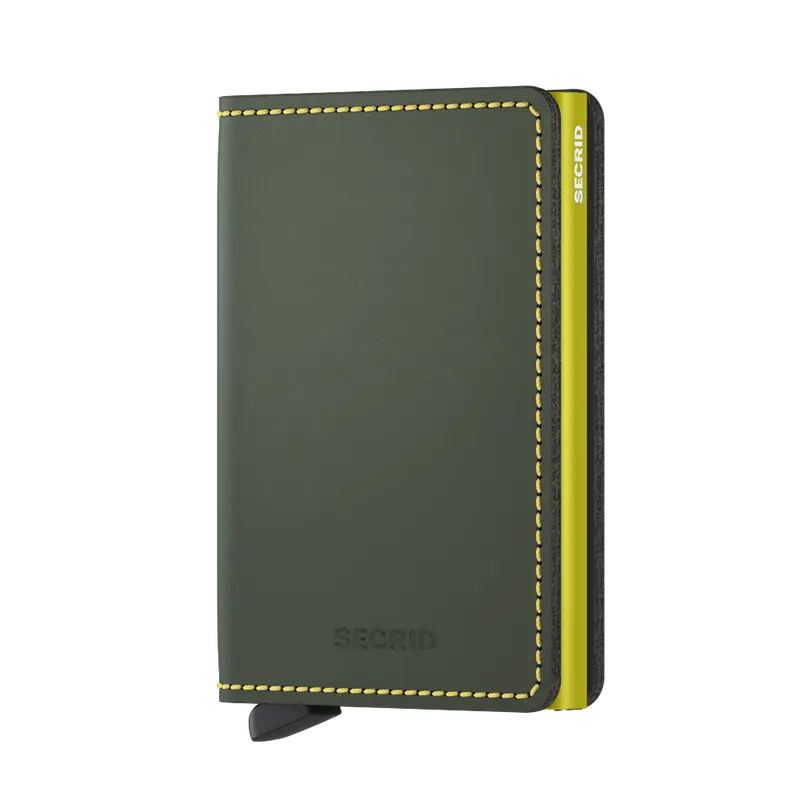 Secrid Slimwallet matte green & lime