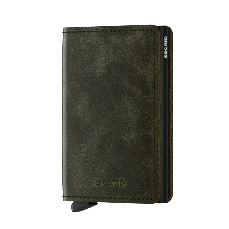 Secrid Slimwallet vintage olive black