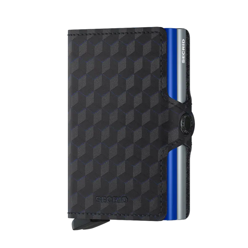 Secrid Twinwallet optical titanium - blue