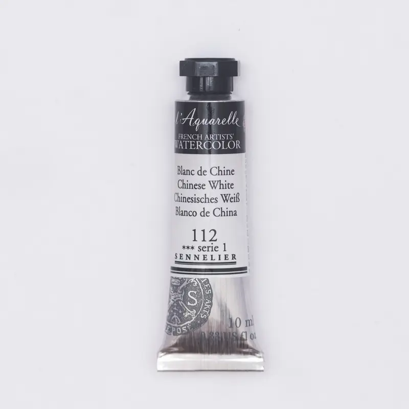 Sennelier l'Aquarelle 112 Chinese White 10ml S1