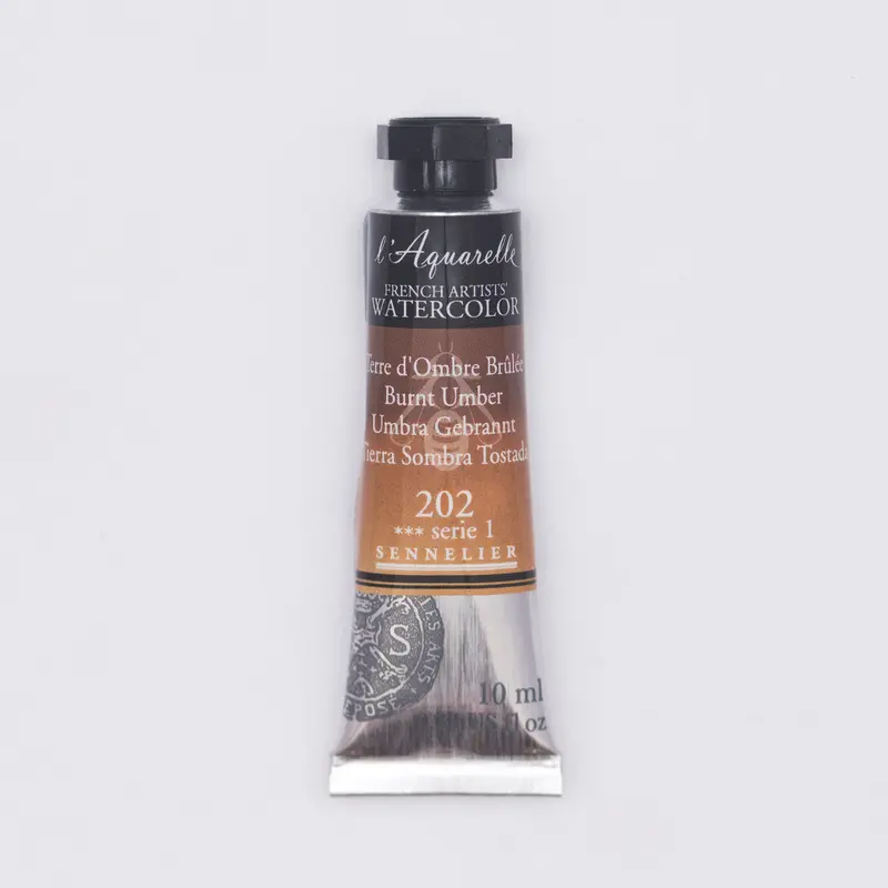 Sennelier l'Aquarelle 202 Burnt Umber 10ml S1