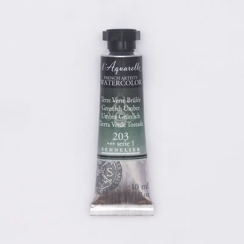 Sennelier l'Aquarelle 203 Greenish Umber 10ml S1
