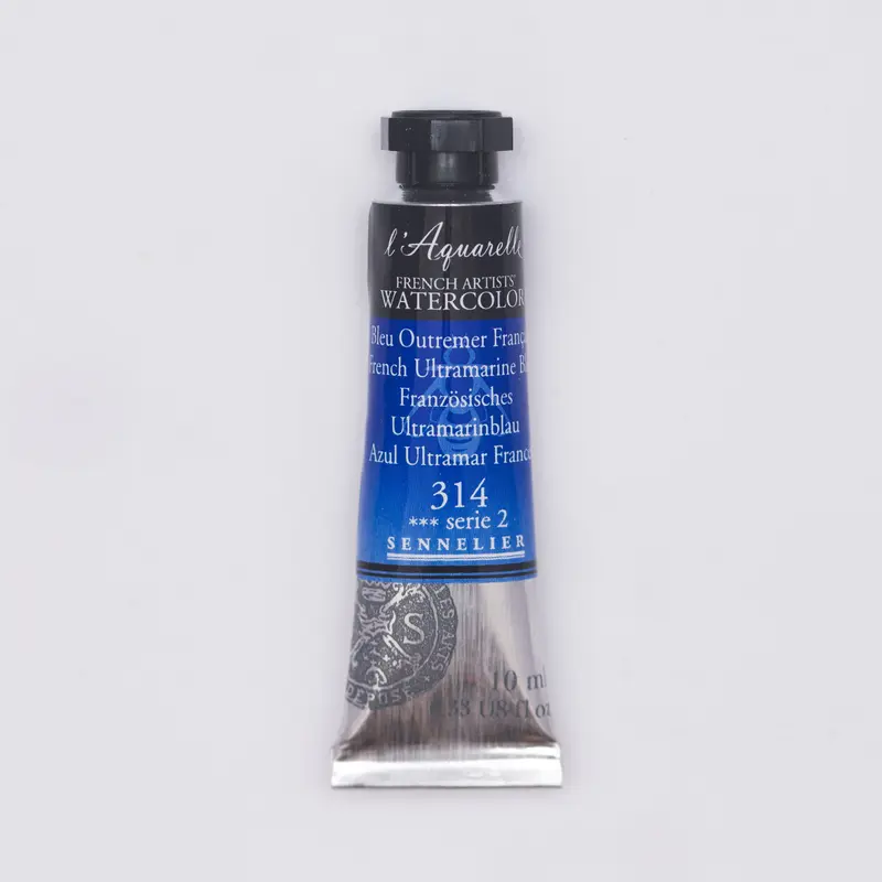 Sennelier l'Aquarelle 314 French Ultramarine Blue 10ml S2