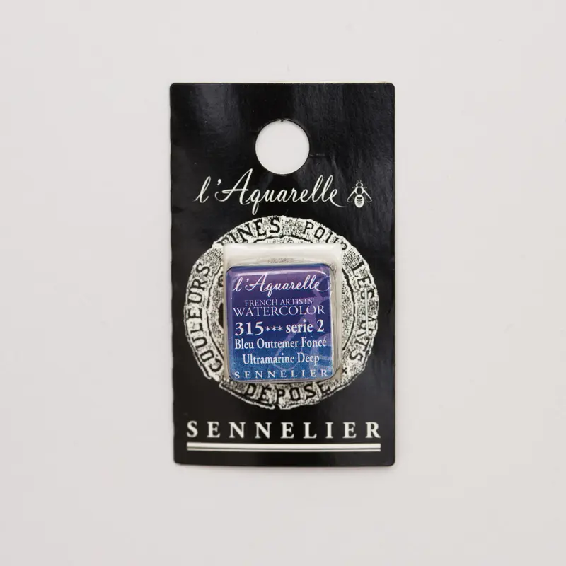 Sennelier l'Aquarelle 315 Ultramarine Deep half pan S2