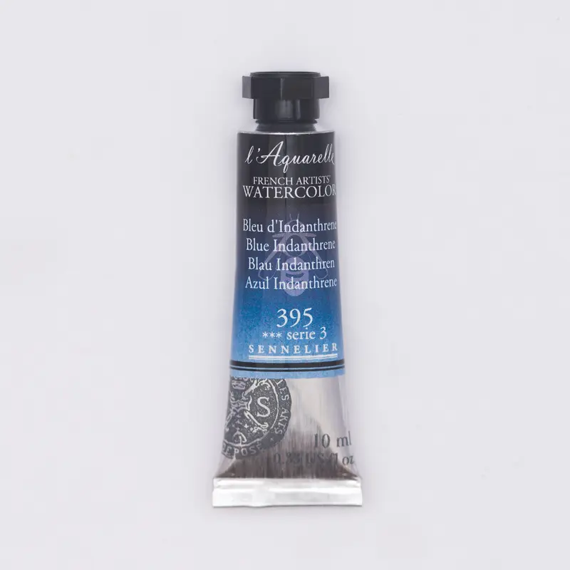 Sennelier l'Aquarelle 395 Blue Indanthrene 10ml S3