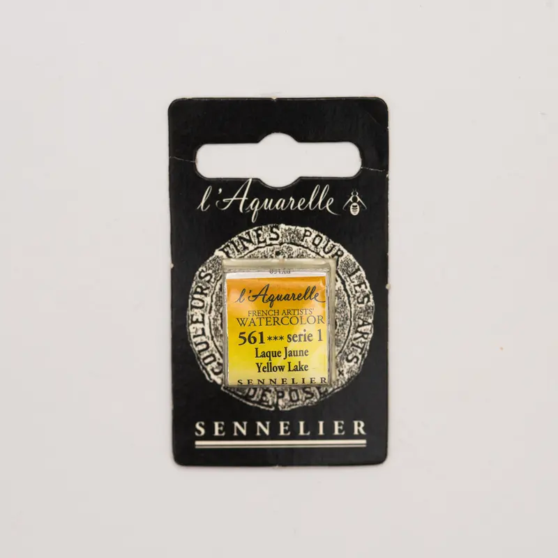 Sennelier l'Aquarelle 561 Yellow Lake half pan S1