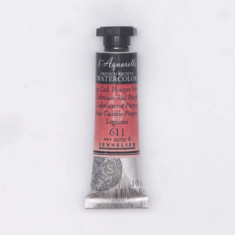 Sennelier l'Aquarelle 611 Cadmium Red Purple 10ml S4