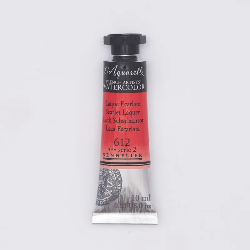 Sennelier l'Aquarelle 612 Scarlet Laquer 10ml S2