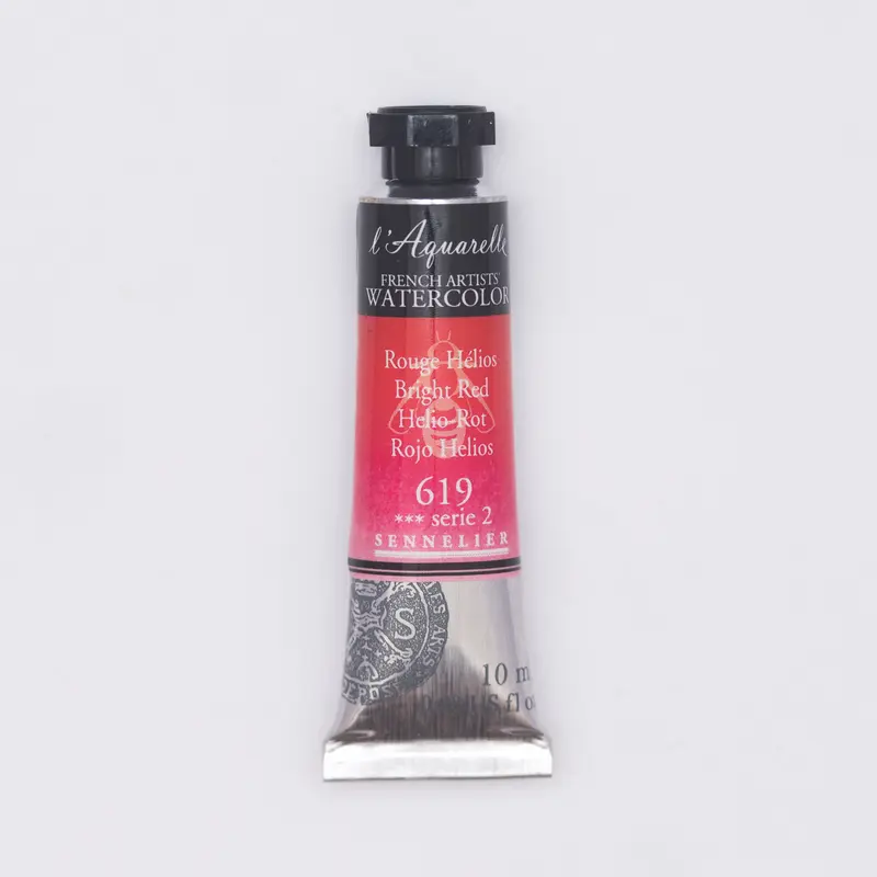 Sennelier l'Aquarelle 619 Bright Red 10ml S2