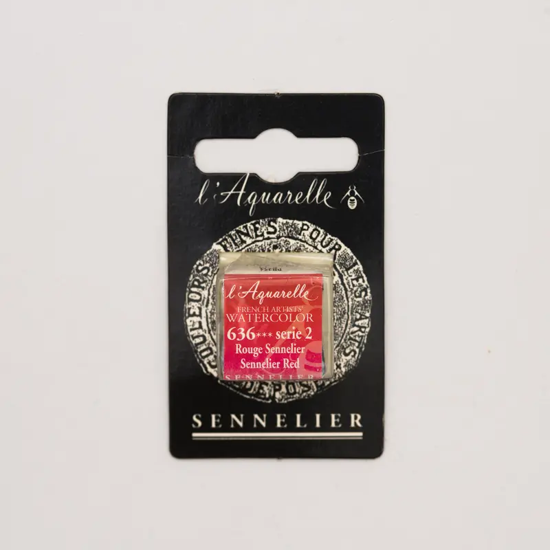 Sennelier l'Aquarelle 636 Sennelier Red half pan S2