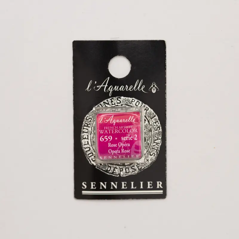 Sennelier l'Aquarelle 659 Opera Rose half pan S2