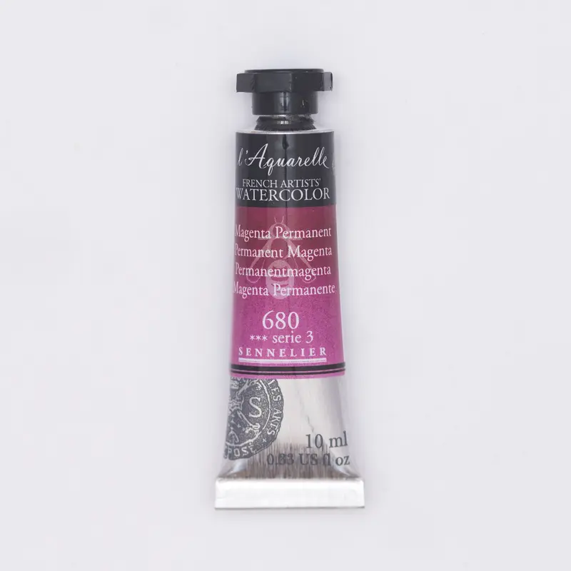 Sennelier l'Aquarelle 680 Permanent Magenta 10ml S3