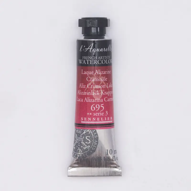 Sennelier l'Aquarelle 695 Alizarin Crimson Lake 10ml S3