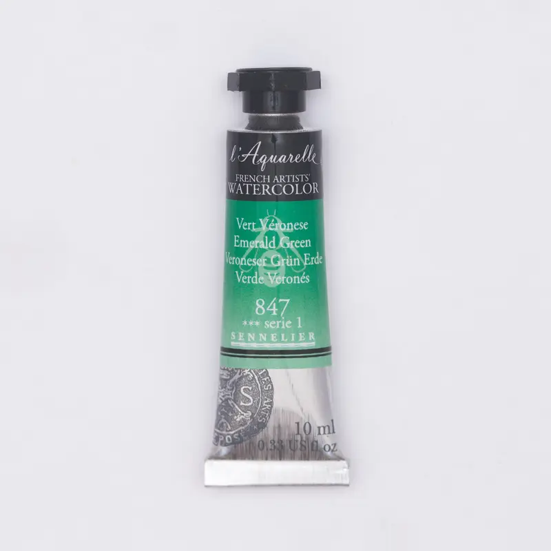 Sennelier l'Aquarelle 847 Emerald Green 10ml S1