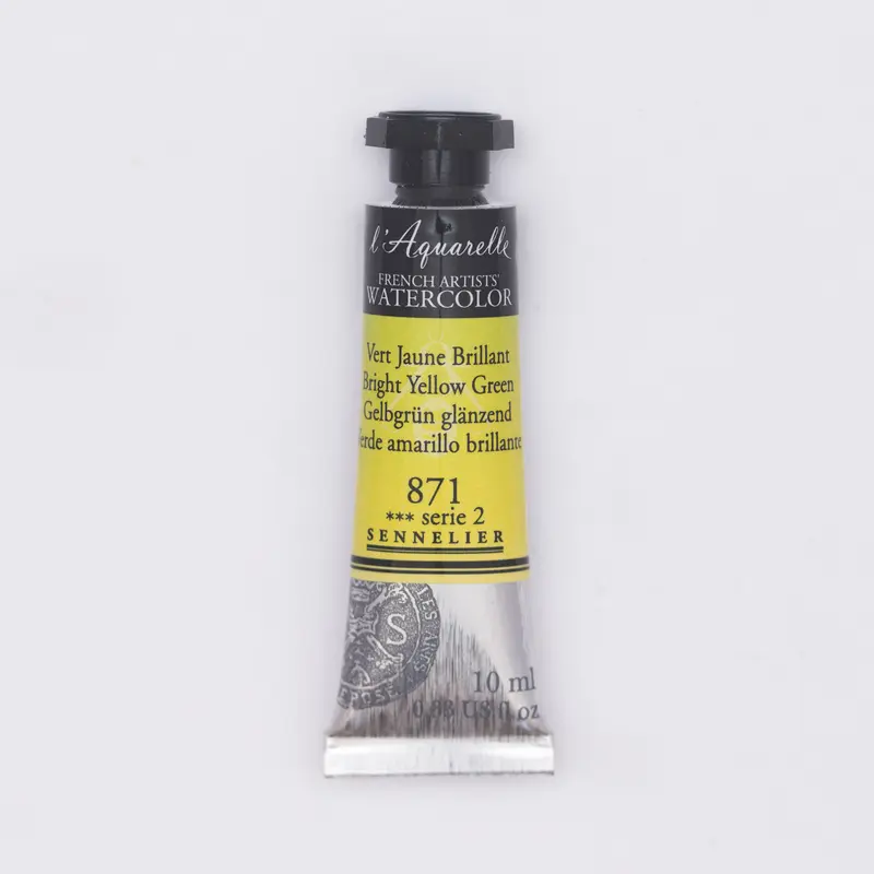Sennelier l'Aquarelle 871 Bright Yellow Green 10ml S2
