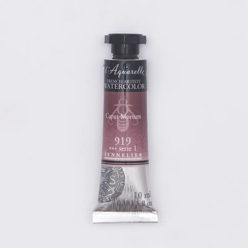 Sennelier l'Aquarelle 919 Caput Mortum 10ml S1