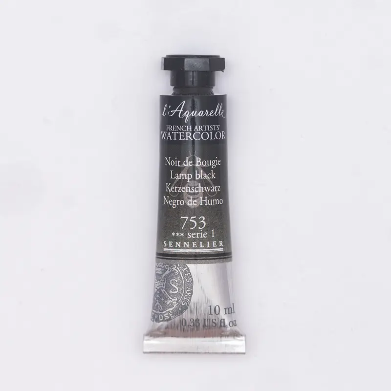 Sennelier l'Aquarelle Lamp Black 10ml S1