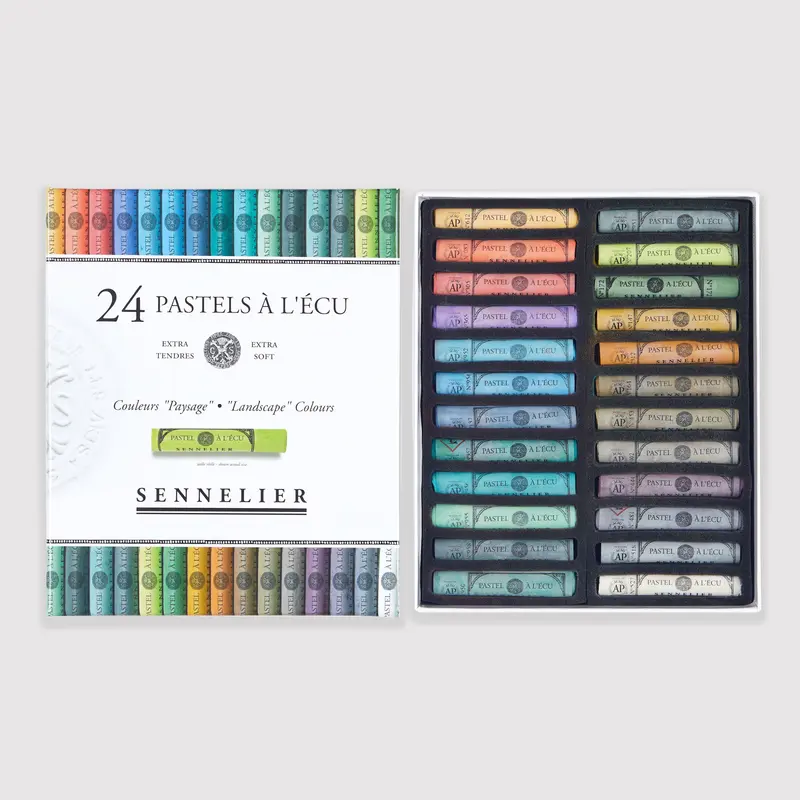 Sennelier soft pastels 'A l'écu' set 24 Landscape collection