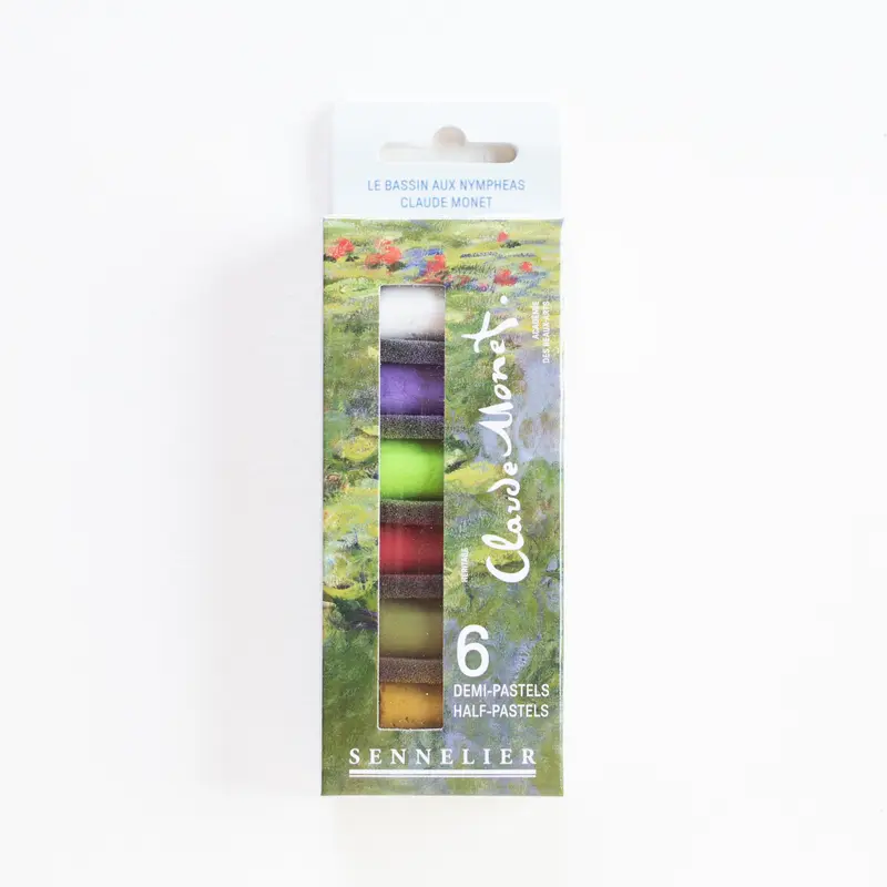 Sennelier soft pastels 'A l'écu' set 6 half pastel Claude Monet
