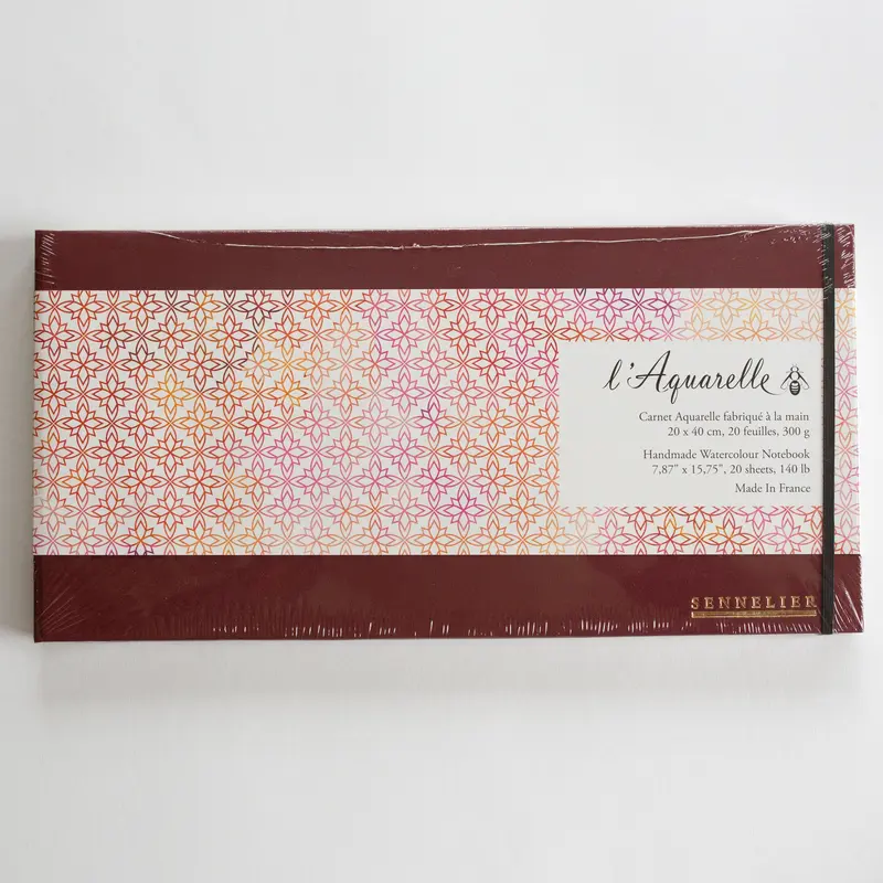 Sennelier Watercolor Book 20x40cm 300g 20 sheets