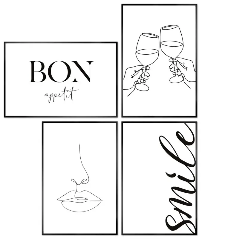 Set wanddecoratie Proost 30x20