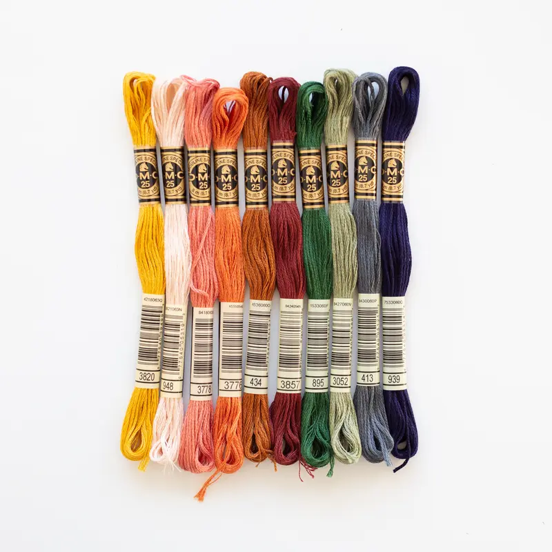 Set 'Warm tones' 10 DMC garen (9+1 gratis)