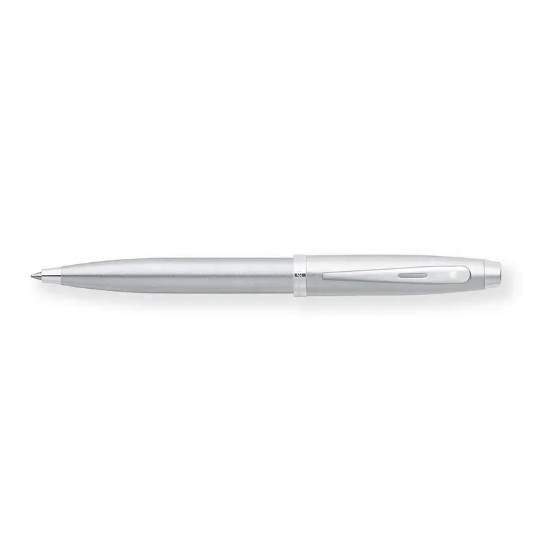 Sheaffer 100 Brushed Chrome with Nickel Trim balpen