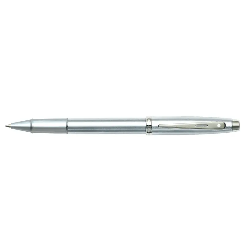 Sheaffer 100 Brushed Chrome with Nickel Trim roller