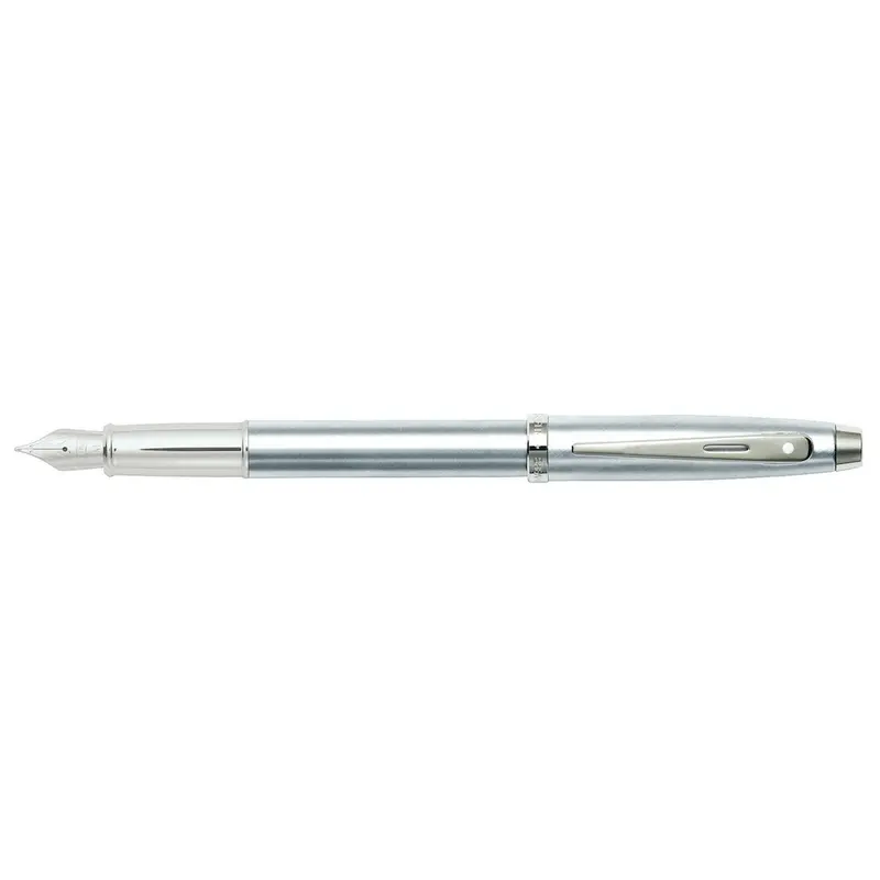 Sheaffer 100 Brushed Chrome with Nickel Trim vulpen