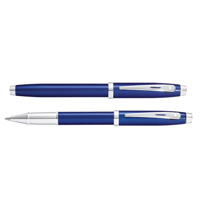 Sheaffer 100 Glossy Blue Lacquer CT roller