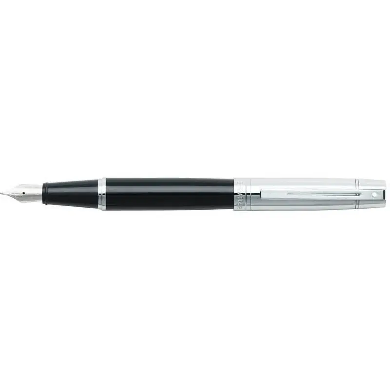 Sheaffer 300 Glossy Black CT / Chrome Cap vulpen