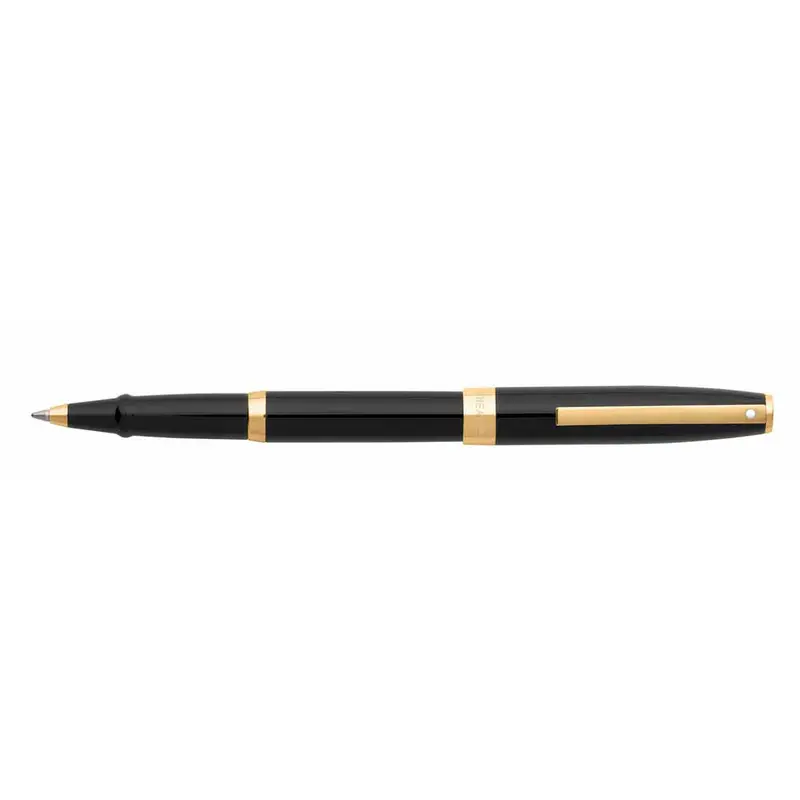 Sheaffer Sagaris Gloss Black with Gold Trim roller