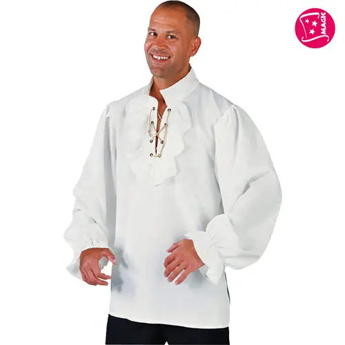 Shirt Piraat heer ecru mt. M