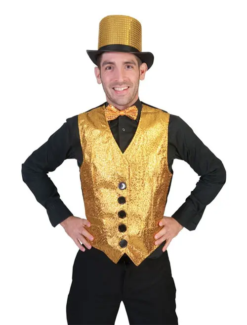 Show gilet goud mt.48/50