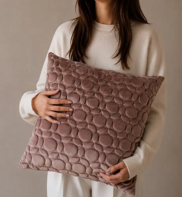 SIERKUSSEN | MAUVE | 45X45CM