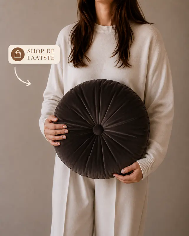 SIERKUSSEN ROND | MARTINI | DARK BROWN