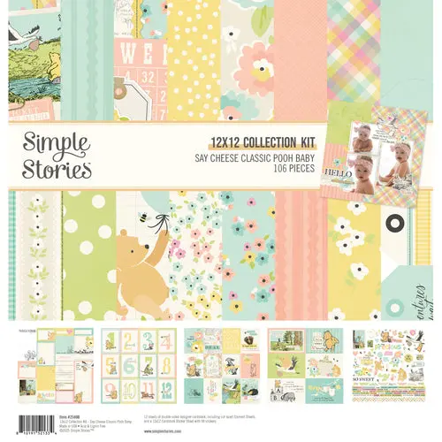 Simple Stories - Classic Pooh Baby Collection Kit 12x12" (106pcs)
