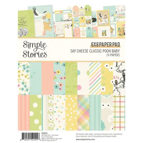 Simple Stories - Classic Pooh Baby Paper Pad 6x8"